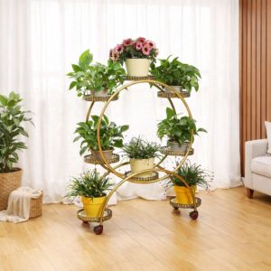 Suporte para Plantas e Flores com Rodinhas